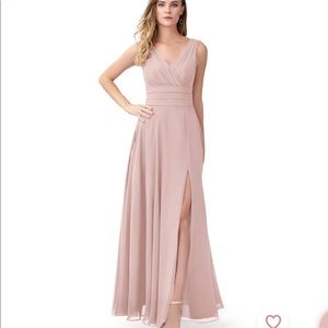 Azazie Bianca Dusty Rose Dress
